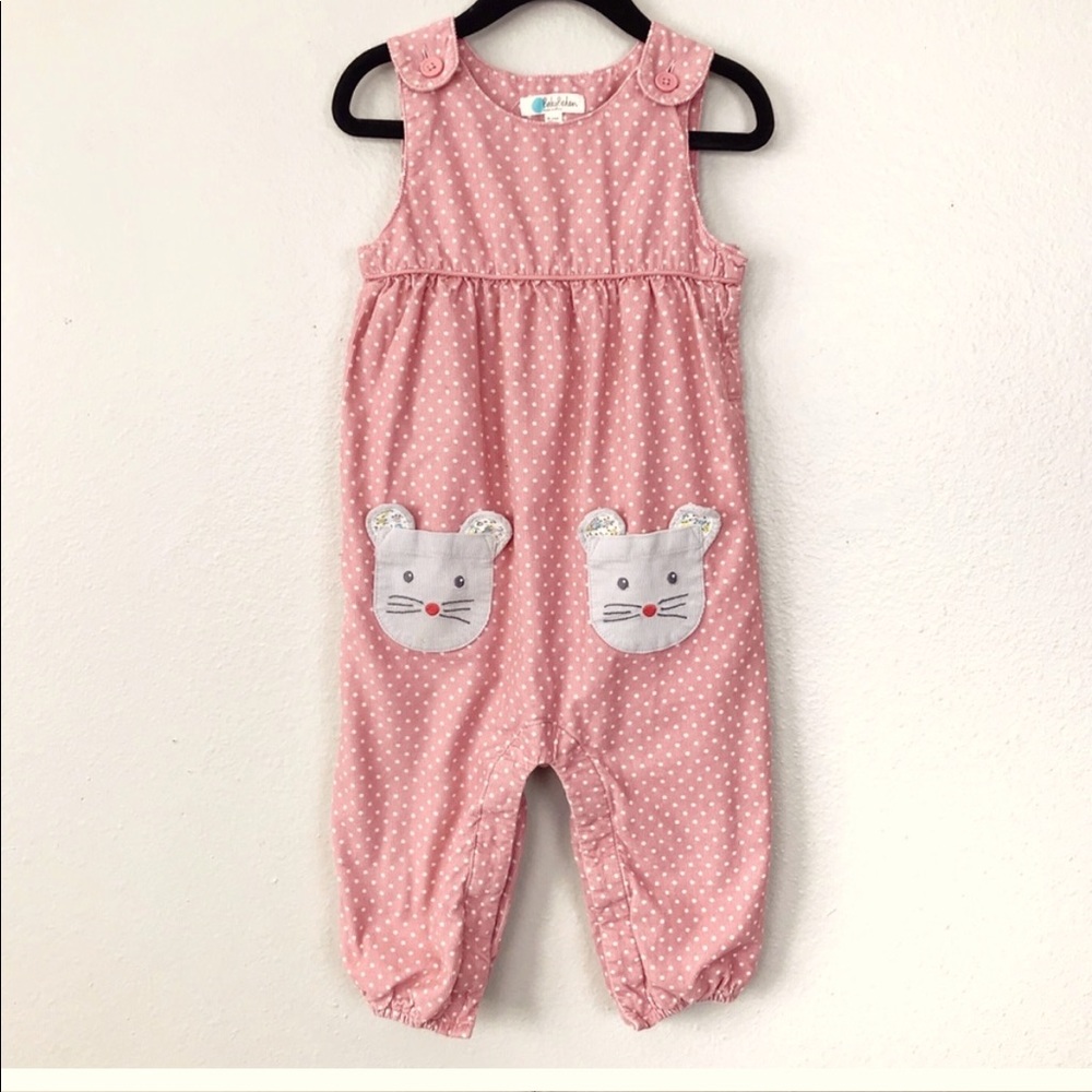Mini Boden pink corduroy jumper size 18-24 months